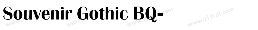 Souvenir Gothic BQ字体转换